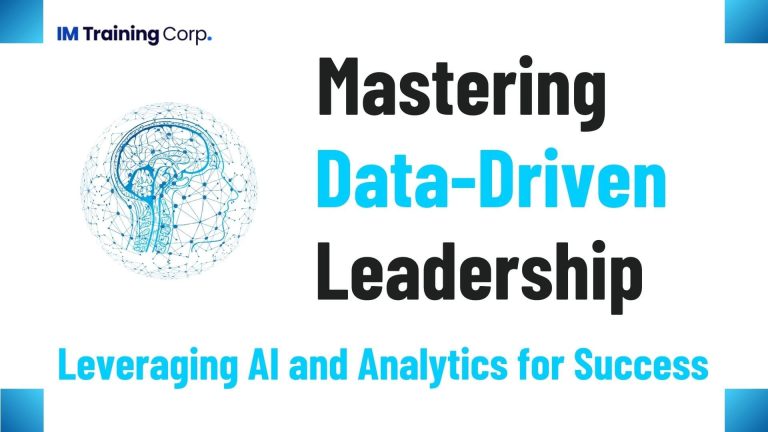 Mastering Data-Driven Leadership: Leveraging AI and Analytics for Success